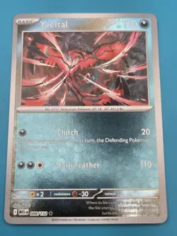 Pokemon TCG Mega Evolution Yveltal Reverse Holo 088/132 NM - Image 1