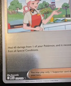 Pokemon Center Lady 123/132 Reverse Holo Common Mega Evolution Pokemon TCG - Image 4
