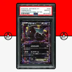 Pokemon PSA 10 SET Umbreon Espeon EX XY9 XY10 042/078 035/080 1st Ed Japanese - Image 5