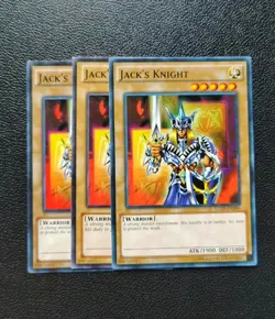 Yu-Gi-Oh - Jacks Knight 3X - Full Playset - Image 1