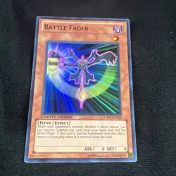 Battle Fader CT07-EN009 YuGiOh Collectible Tins 2010 Super Rare - Image 1