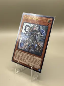 YuGiOh x3 SAGE WITH EYES OF BLUE Ultimate Rare OP27-EN001 - Image 3