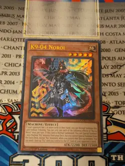 K9-04 Noroi-DOOD-EN025-Ultra Rare-1st Edition-Yugioh! - Image 1