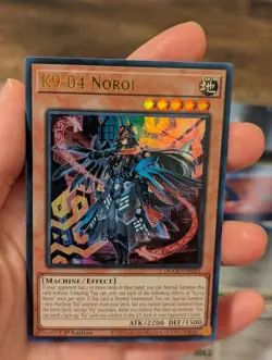 K9-04 Noroi-DOOD-EN025-Ultra Rare-1st Edition-Yugioh! - Image 5