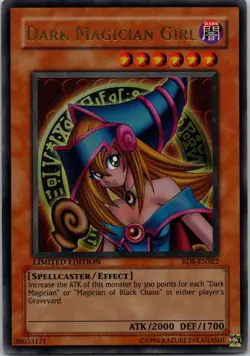 Yugioh Dark Magician Girl RDS-ENSE2 Limited Edition Ultra Rare NM - Image 1