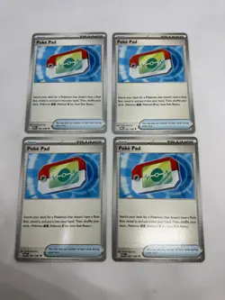 4x Poke Pad 081/088 x4 - NM Perfect Order Pokemon Playset ME03 - Image 1