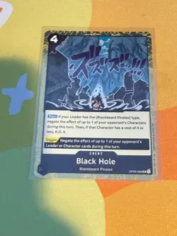 One Piece OP09-098 UC Black Hole - English - PRB02 Foil - Image 1