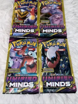 Pokemon TCG: Sun and Moon Unified Minds Booster Pack Factory Sealed - Image 2