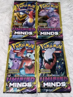 Pokemon TCG: Sun and Moon Unified Minds Booster Pack Factory Sealed - Image 4