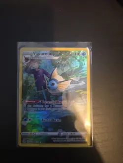 Pokemon Vaporeon TCG Brilliant Stars Trainer Gallery Ultra Rare Card TG02/TG30 - Image 1