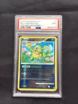 Pokemon Cards: Legends Awakened Reverse Holo: Politoed 12/146 PSA 9 - Image 1