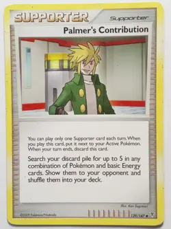 Palmer's Contribution 139/147 HP B1G1F Supreme Victors Pokemon Card Ken Sugimori - Image 1