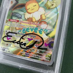 POKEMON CENTER STAMPED PSA Erica Schroeder Autograph Eevee SVP 173 Promo Card - Image 5