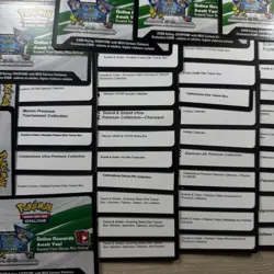 Pokemon TCG Over 8lbs of UNUSED Code Cards NEW - From SWSH, SV - Image 1