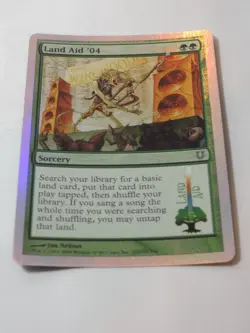 MTG - FOIL - Land Aid '04 - Unhinged - NM - Image 2
