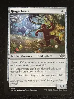 MTG Foundations Jumpstart Gingerbrute 0751 NM - Image 1