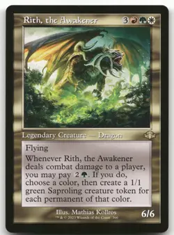 Rith, the Awakener (Retro Frame) #366 (NM) Dominaria Remastered DMR Magic MTG - Image 1
