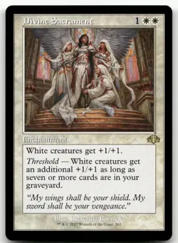 Divine Sacrament (Retro Frame) #262 (NM) Dominaria Remastered DMR Magic MTG - Image 1