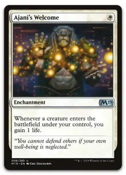 Ajani's Welcome #6 (NM) Core Set 2019 M19 Magic MTG - Image 1