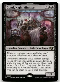 Gonti, Night Minister #87 (NM) Aetherdrift DFT Magic MTG - Image 1