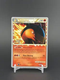 Pokemon TCG Typhlosion Prime Non-Holo 110/123 World Championships 2011 HGSS LP - Image 1