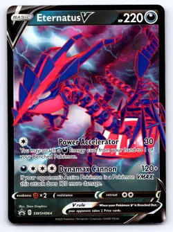Eternatus V SWSH064 Holo Promo Sword & Shield Promo Near Mint - Image 1