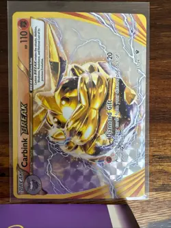 Carbink BREAK 51/124 BREAK Rare Fates Collide Pokemon Holo Near Mint - Image 1
