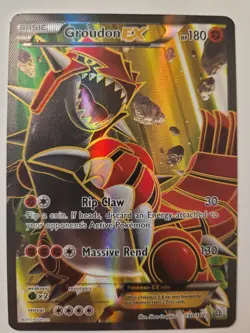 Groudon EX Full Art 150/160 Pokemon XY - Primal Clash NM - Image 1