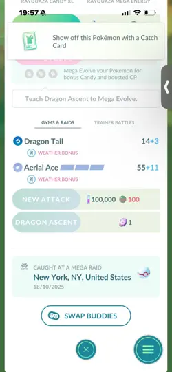 Pokemon Go Shiny Legendary Rayquaza - Image 2