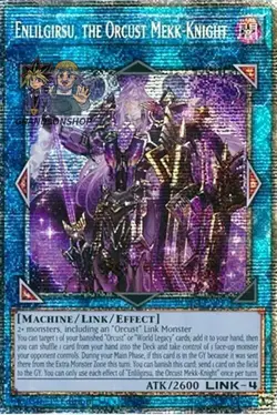 Yu-Gi-Oh! Enlilgirsu, Orcust Mekk-Knight BLMM-EN053 Starlight Rare - Image 1