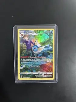 Pokemon Vaporeon TG02/TG30 Brilliant Stars Holo Rare 2022 Sword & Shield English - Image 1
