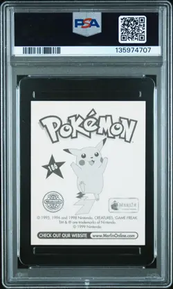 1999 MERLIN POKEMON #186 HAUNTER PSA 9 - Image 2