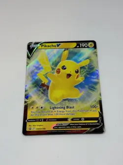 Pikachu V #SWSH198 - 2022 Pokemon English Sword & Shield Black Star Promo - Image 2