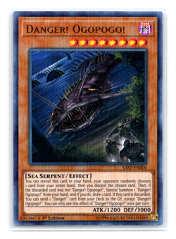 Danger! Ogopogo! - SAST-EN000 - Ultra Rare 1st Edition Yugioh - Image 1