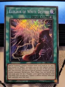 Eldlixir Of The White Destiny SESL-EN030 - Secret Rare - 1st Ed - LP - YuGiOh - Image 1