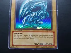 Yugioh - Blue-Eyes White Dragon SDK-A001 Ultra Rare 1st Edition - Image 3