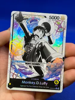 One Piece Starter Deck 29: Egghead Monkey D Luffy ST29-001 Parallel Alternate NM - Image 2