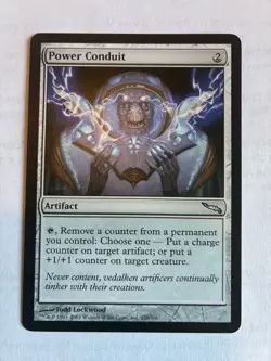 MTG Mirrodin Power Conduit 229/306 Regular Uncommon Card in NM Condition - Image 1
