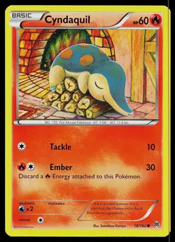 Pokemon Card BREAKthrough Cyndaquil 18/162 Common - Image 1