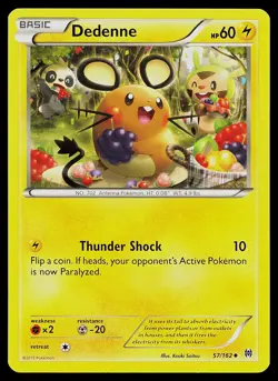 Pokemon Card BREAKthrough Dedenne 57/162 Uncommon - Image 1
