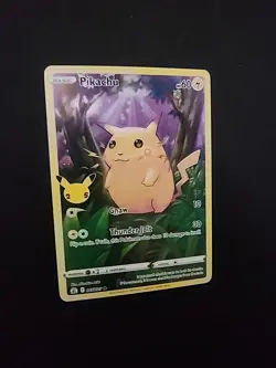Pokemon TCG Celebrations Pikachu Holo Card 005/025 25th Anniversary - Image 2