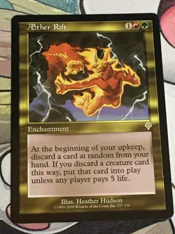 C4869 MAGIC THE GATHERING MTG INVASION AETHER RIFT #227 RARE LP - Image 1