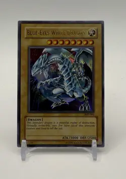 2002 Yu-Gi-Oh! Shonen Jump Promos Blue-Eyes White Dragon #JMP-001 Unlimited NM/M - Image 1