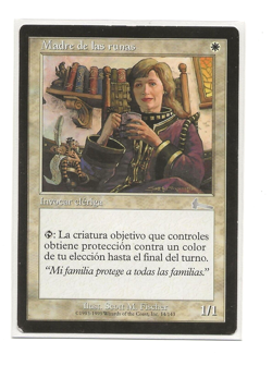MOTHER OF RUNES Spanish Madre de las Runas MTG LP / EX Urza's Legacy - Image 1