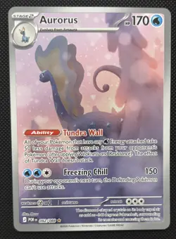 Aurorus 092/088 Illustration Rare Holo Perfect Order Pokemon TCG Card - NM - Image 1