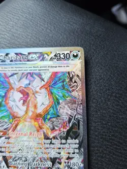 Charizard ex 223/197 - Pokemon Obsidian Flames Special Illustration Near Mint - Image 3
