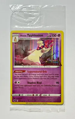 Pokemon TCG Hisuian Typhlosion 052/189 Promo SWSH Astral Radiance Stamped Sealed - Image 1