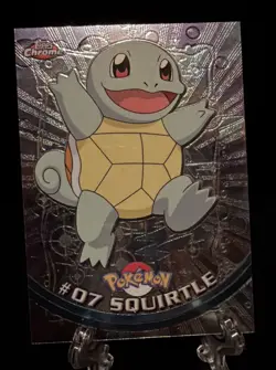 2000 Pokemon Topps Chrome: Squirtle #07 - NM - Image 1