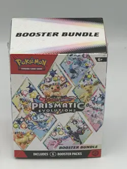 Pokemon TCG: Scarlet & Violet Prismatic Evolutions Booster Bundle Box New Sealed - Image 1