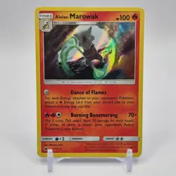 Alolan Marowak 12/111 Pokemon SM-Crimson Invasion Holo - Image 1